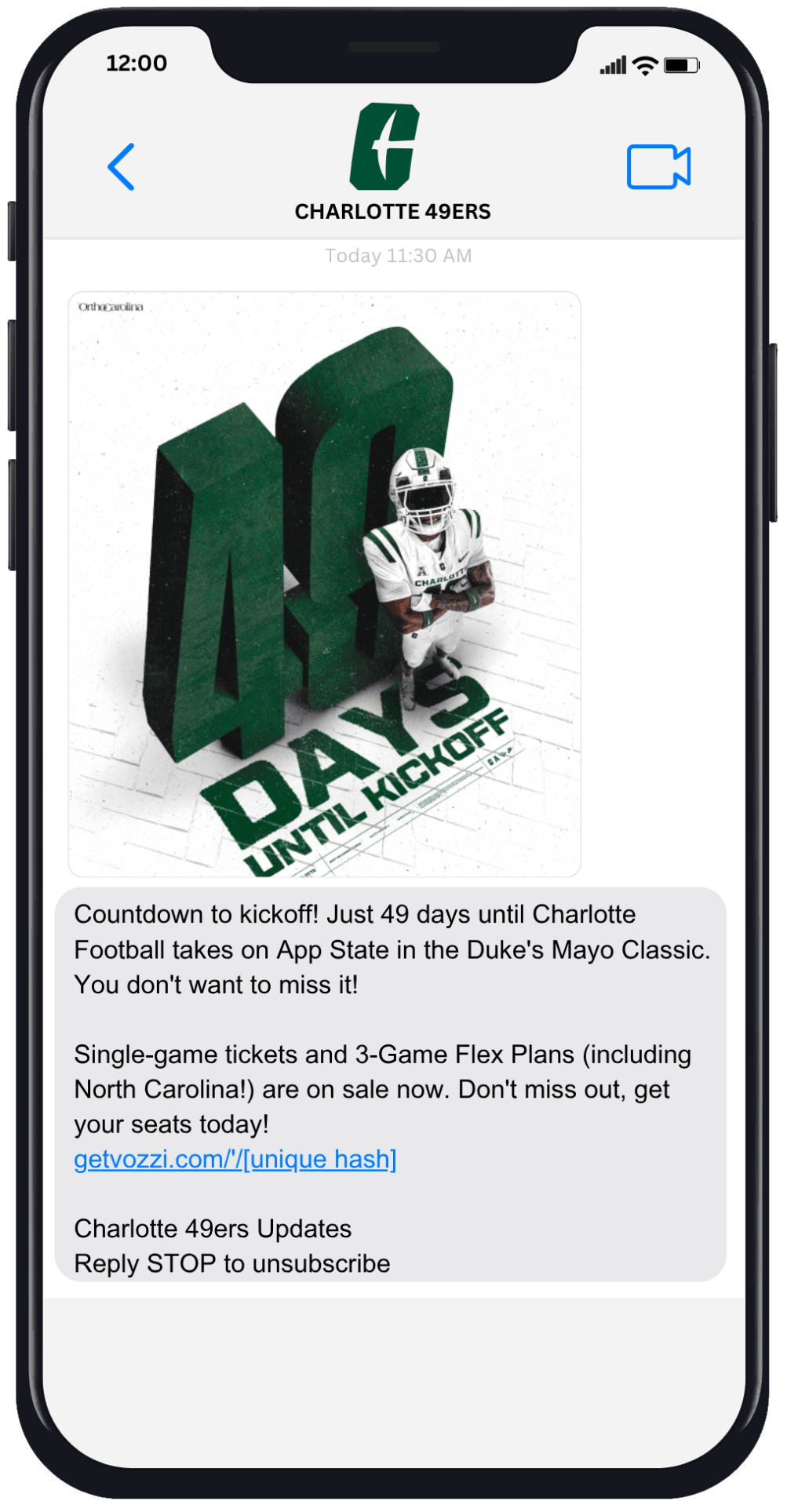 Charlotte-49ers-texts