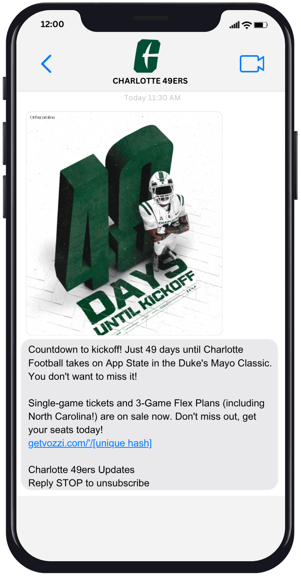 Charlotte-49ers-texts